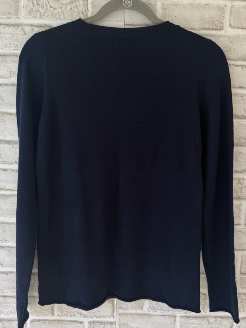 J. Crew Italian cashmere navy sweater szS - Picture 4 of 13